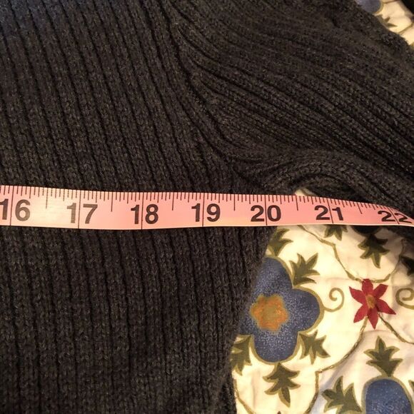 Nautica Charcoal Long Pullover Sweater - Picture 9 of 11